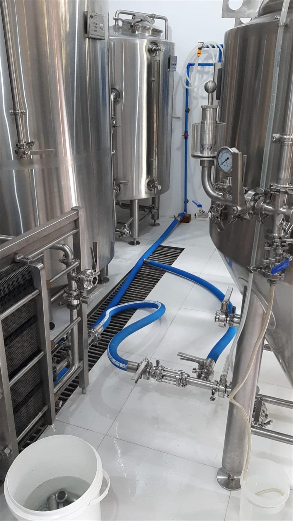 First Brew Beer, TIANTAI 350L Brewery System, The Philippines Breweries, nanobrewery beer brewing system, customized brewhouse vessel